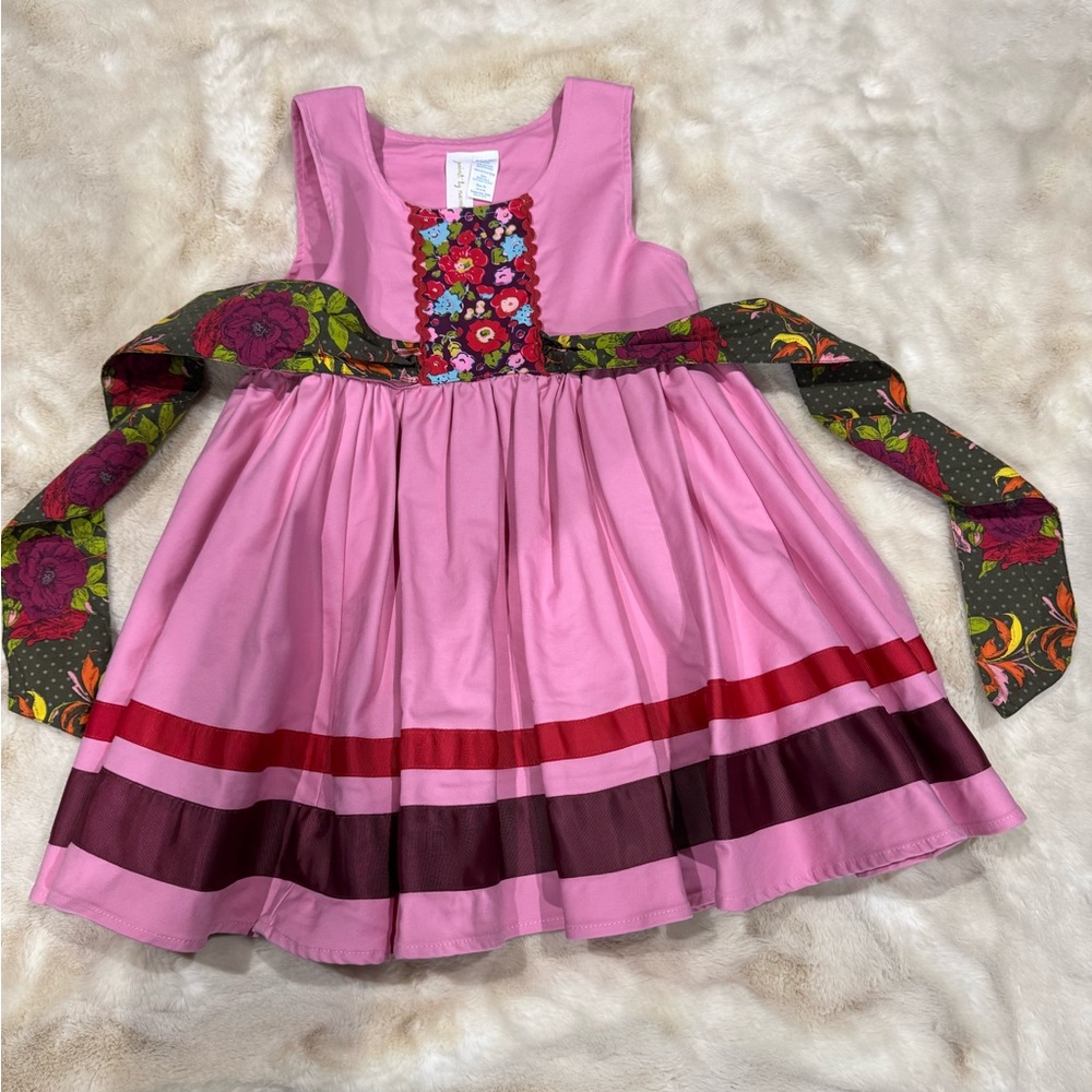 Matilda Jane Pink Floral Kids Dress